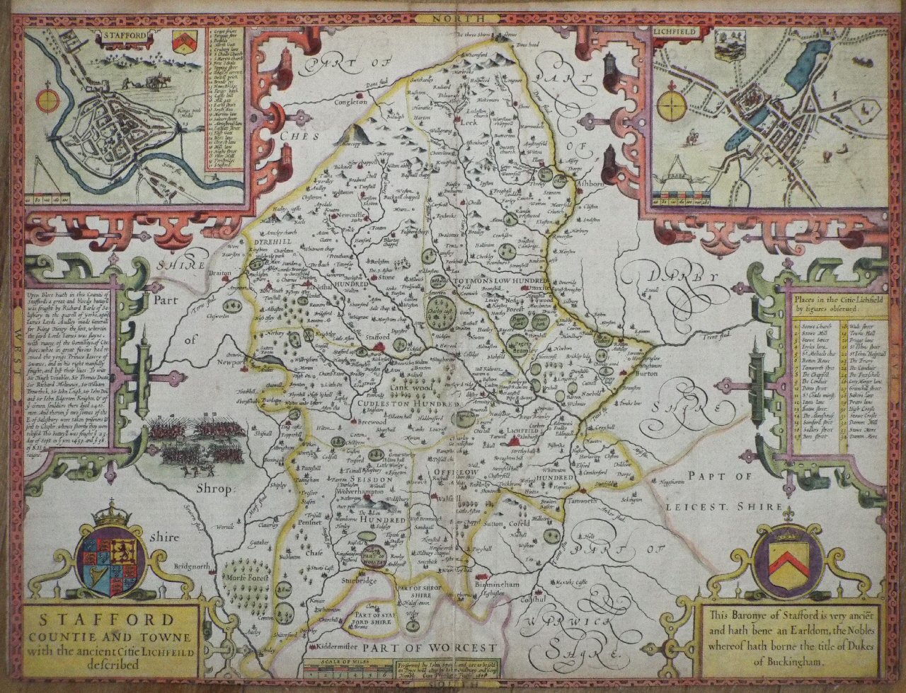 Map of Staffordshire - Speed